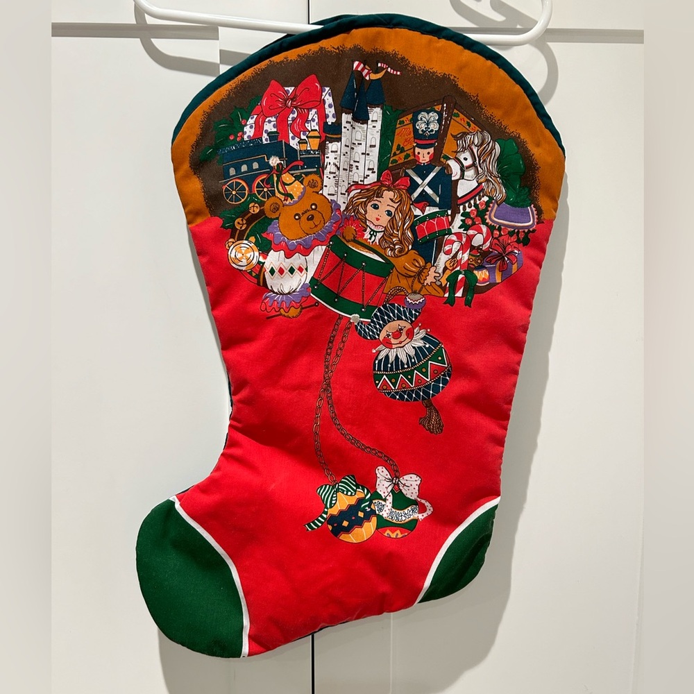 Vintage Christmas stocking